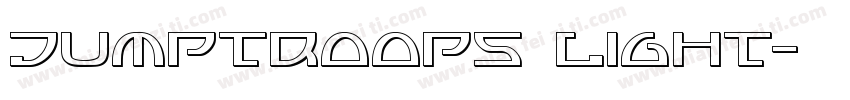 Jumptroops Light字体转换